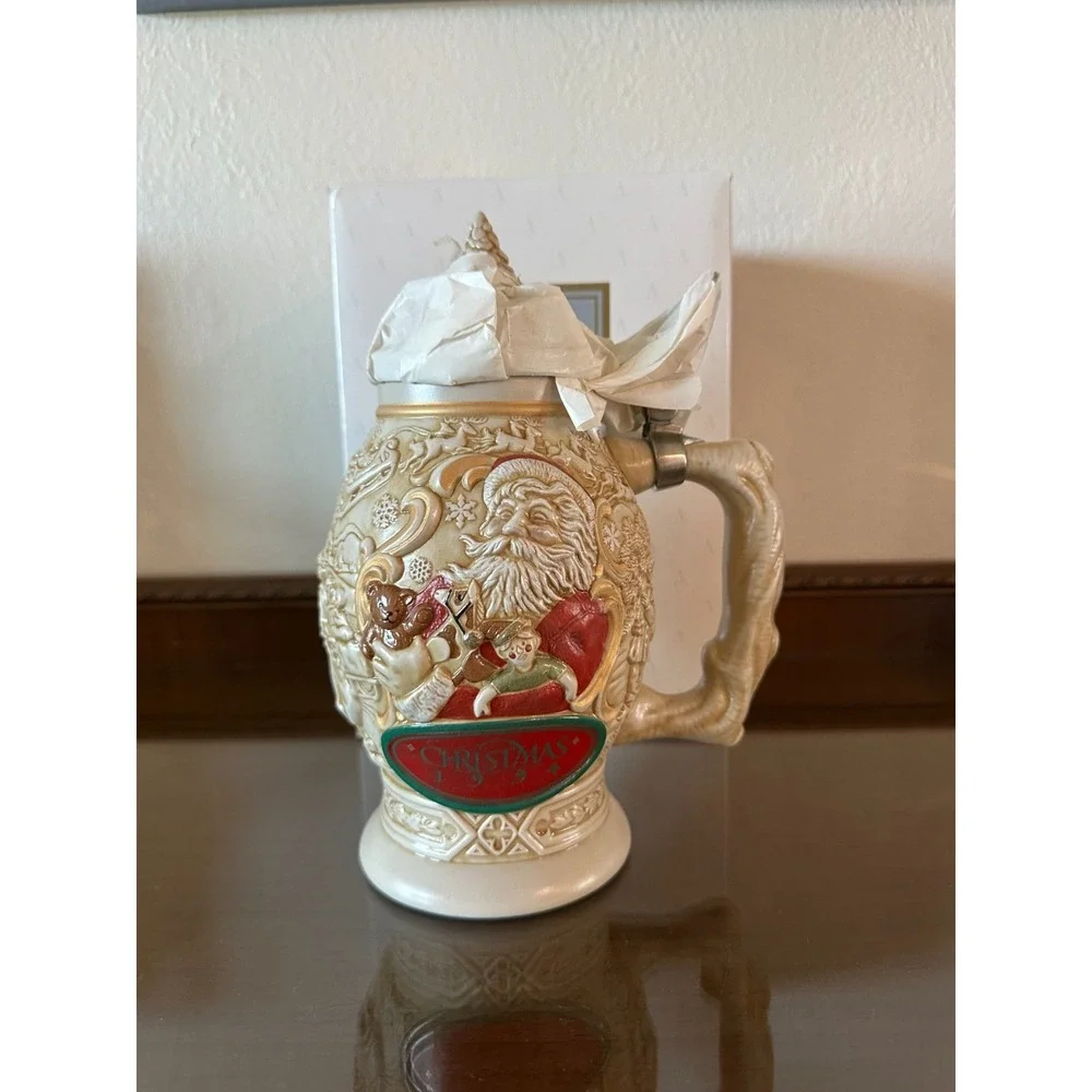 Vintage Avon Father Christmas‎ Stein Brand New w/ Box